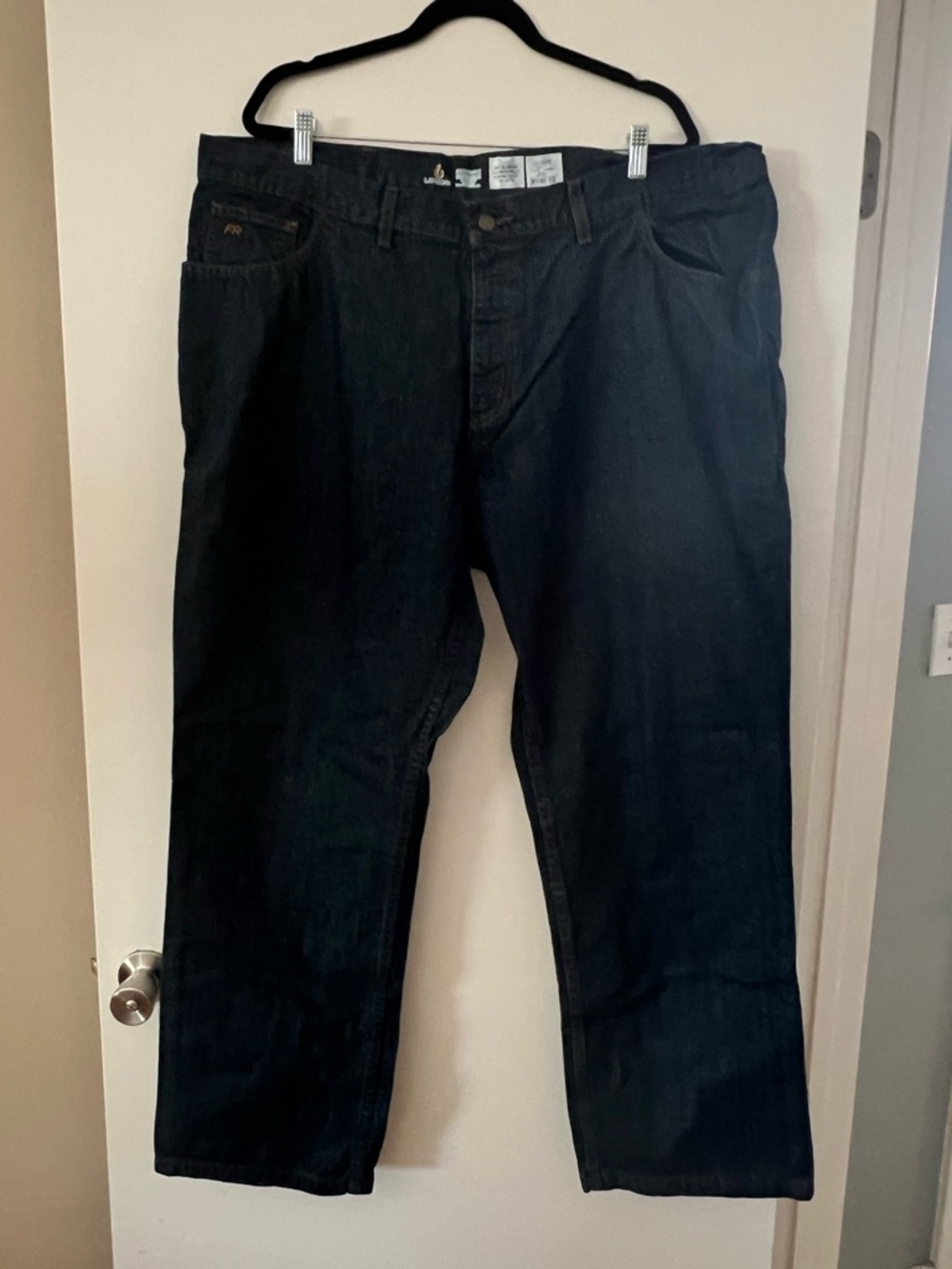 Lapco FR men’s Relaxed Dark Blue Jeans - Classic Comfort Fit size 44x32
